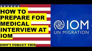 How to prepare for a US Medical Interview at the IOM