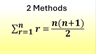 Sum of n natural numbers | Give It A Try! | 2 Methods