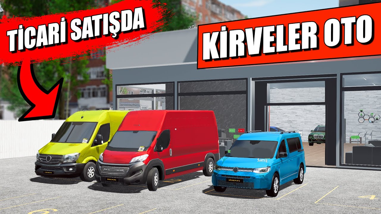 OTO GALERİ SİMULASYONU // TİCARİ SATIŞDA // TÜRK YAPIMI OYUN GELDİ