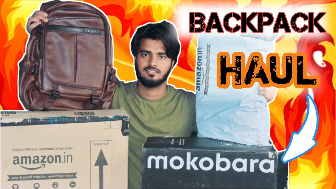 mokobara backpack haul from Amazon| best backpacks for men | school bag ...