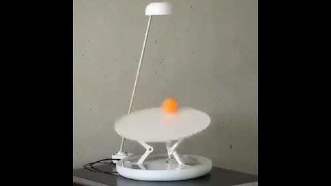 Balancing a ball on 3 legs Robotic Stand