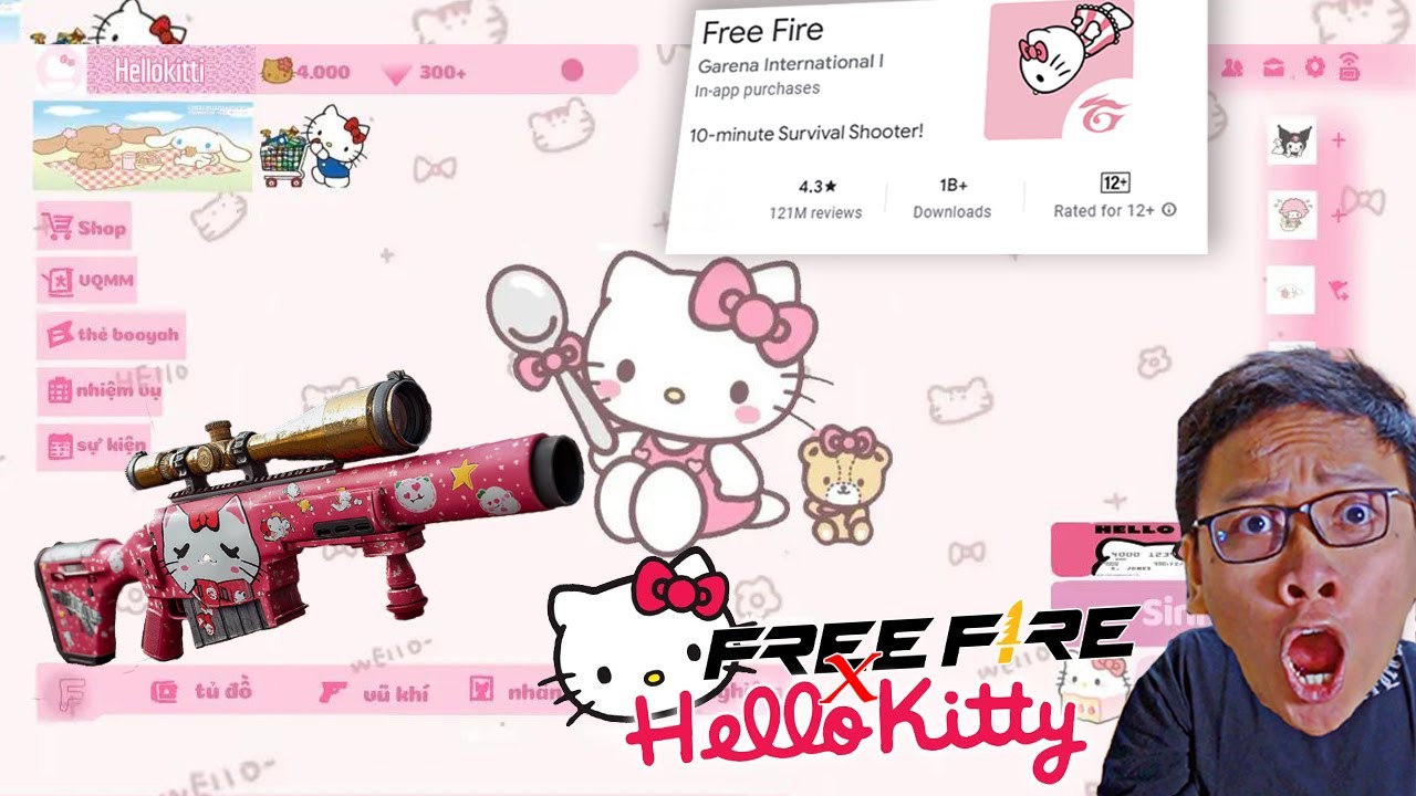 FF X HELLO KITTY! BAHAS BOCORAN UPDATE TERBARU CEWEK AUTO SENENG! - YouTube