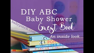 All About the ABC Baby Shower Guest Book Activity