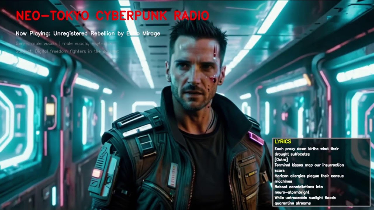 Neon Shadows:Corporate Intrigue in Neo-Tokyo Live Cyberpunk Radio Stream