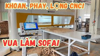 Woodmaster WMB-2500BK – Cỗ máy 3 trong 1 cho xưởng sofa: khoan, phay, lọng router cực nhanh