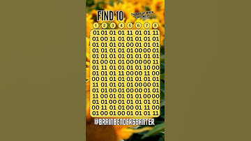 FAST Spot It Speed Challenge! 7 Seconds! Go! #shorts #numberspuzzle #iq