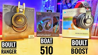 Boult Ranger Vs Boult Boost Vs Boat 510/ Comparison Video