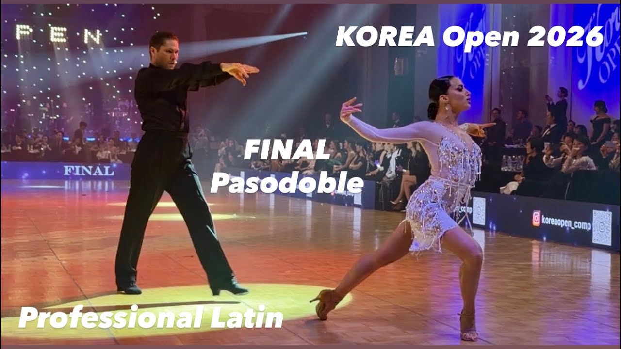 Korea Open 2026 | Final Pasodoble | Professional Latin | Asian Dance Tour 