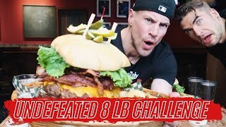 UNDEFEATED 8lb Burger Challenge  SCOTT EATS w/@JoelHansen  | Food Challenge | Biggest Burger Surrey