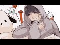 【バイノーラル】熱で夜中に起きた彼女を介抱する音声【ASMR】