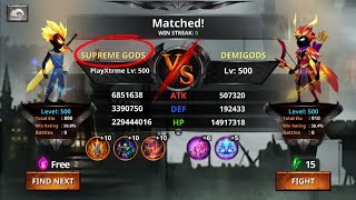 Stickman Legends Max Level PVP Battle screenshot 5