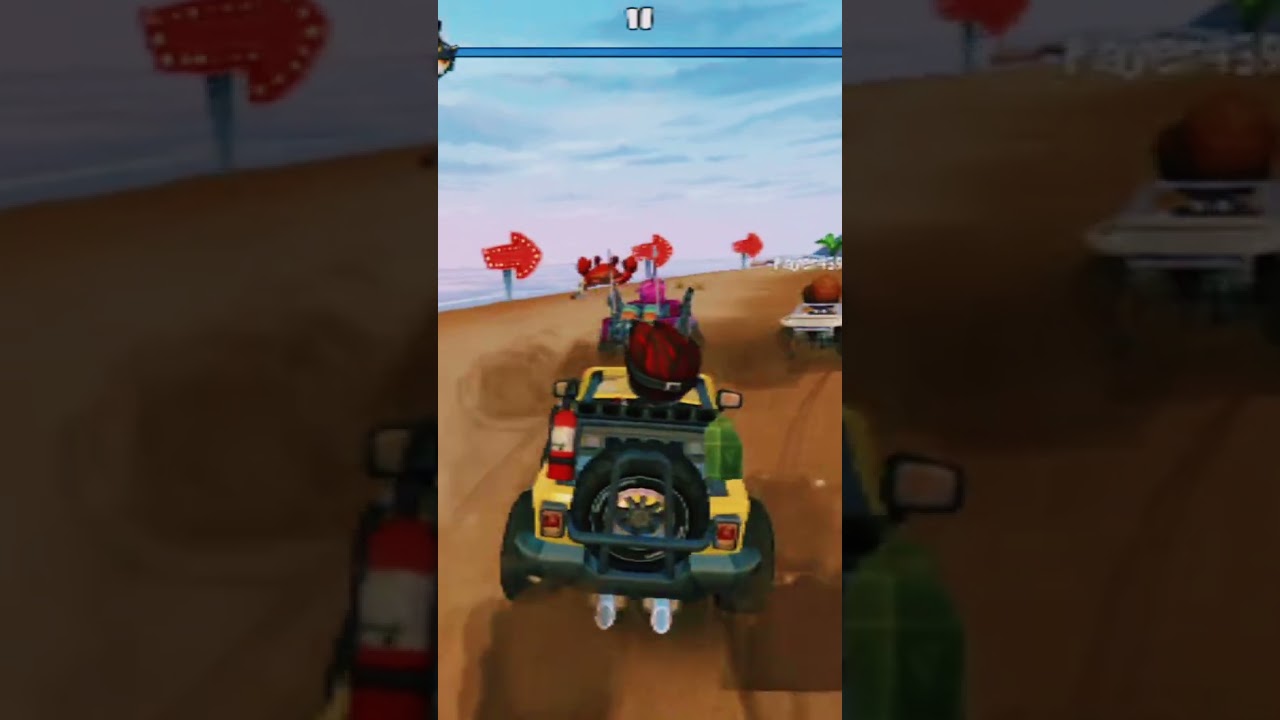 BB car racing game play video 