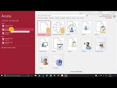 db2 1: Video zum Wissensgebiet „Arbeiten mit Datenbanken“ des ECDL-Moduls „Datenbanken anwenden“