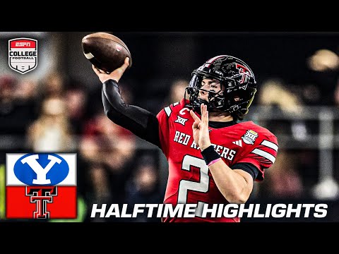 Big 12 Championship HALFTIME HIGHLIGHTS 🔥 BYU Cougars vs. Texas Tech Red Raiders | ESPN CFB