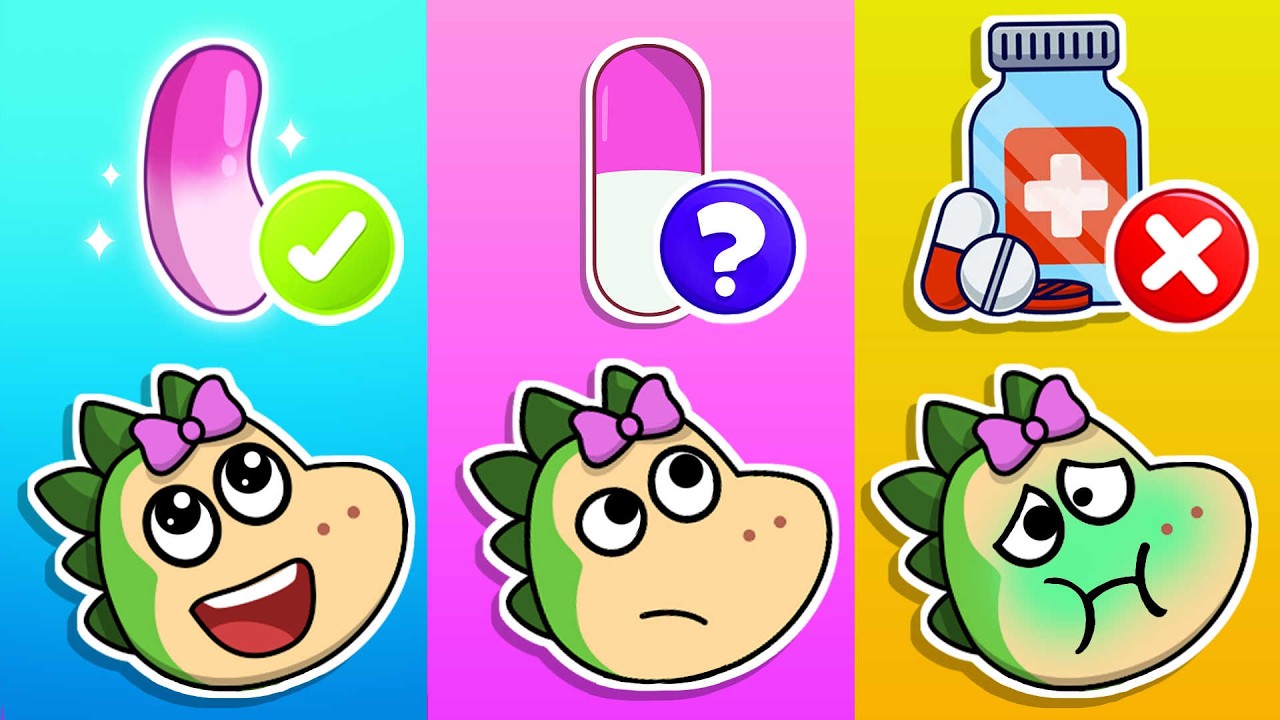 🤢Spike and Sparkle’s Medicine Safety Lesson! 😷💊Fire Spike Kids Stories