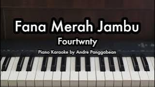 Fana Merah Jambu - Fourtwnty | Piano Karaoke by Andre Panggabean