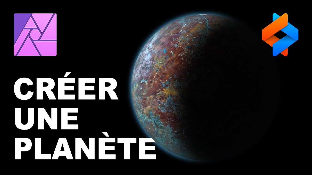 CRÉER UNE PLANÈTE - AFFINITY PHOTO TUTO - YouTube
