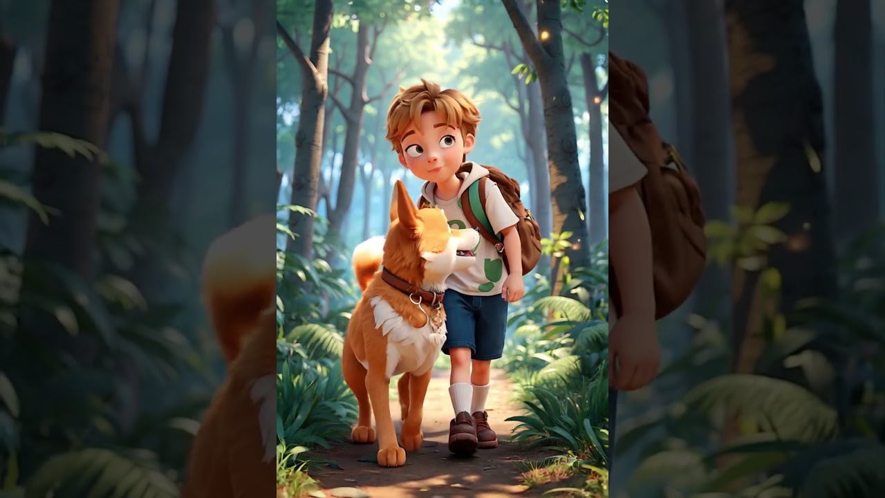 A Boy and His Dog  Heartwarming Animated Forest Adventure