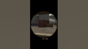 INSANE Double AWP Kill on Nuke | #counterstrikesource #GamingShorts #awpflick #shorts #youtube