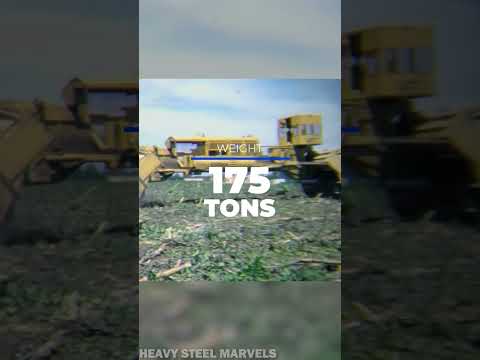 LeTourneau's World's Largest Tree Crusher #letourneau #crusher