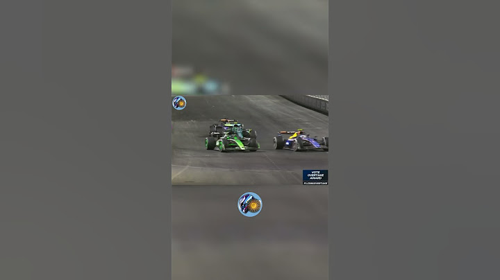 Franco superando a Bottas antes de ingresar a box GP de Las Vegas