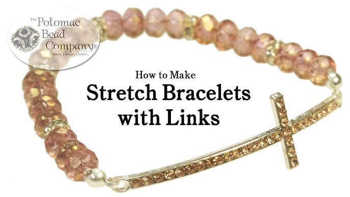 How to Use the Beadalon Elastic Cord Needle and Make a Stretch Bracelet 