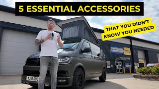 5 Essential Campervan Accessories You NEED in Your Conversion
