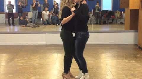 Rachel Cassandra and Rachel Meth "Kiz Me in the New Year" Demo in Durham Jan 2015