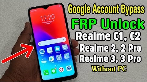 realme c2 frp bypass and hard reset