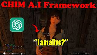 Skyrim 🔴 Exploring Avalon with AI NPC's - Island Lord mod