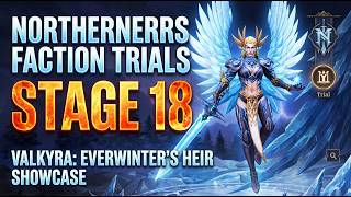 Northerner Faction Trial Stage 18 Showcasing Valkyra Aspect Everwinters Heir