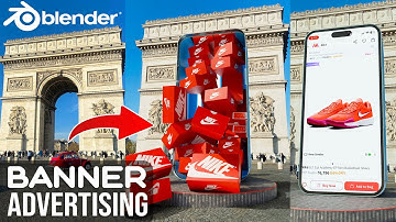How To Create Blender iPhone CGI Ads Using VFX in Blender | Blender VFX Tutorial