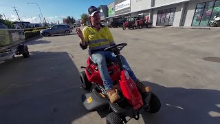 Blind Man Dan reviews Ride On Mowers