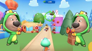 Talking Tom Blast Park Mighty Tom vs Dino Ben - New Update Full Screen Android iOS Gameplay screenshot 4