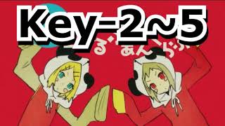 【ボーカル有＆ニコカラ】 Key－2～5　いーあーるふぁんくらぶ　キー下げ