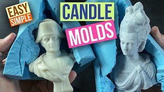 Simple Silicone Molds For Sculpted Candles