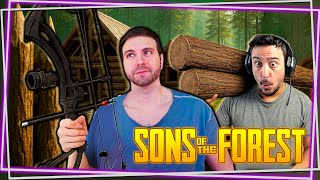Thumbnail for TERMINAMOS MURALLA y buscamos ARCO COMPUESTO (Sons Of The Forest con MODS) #7