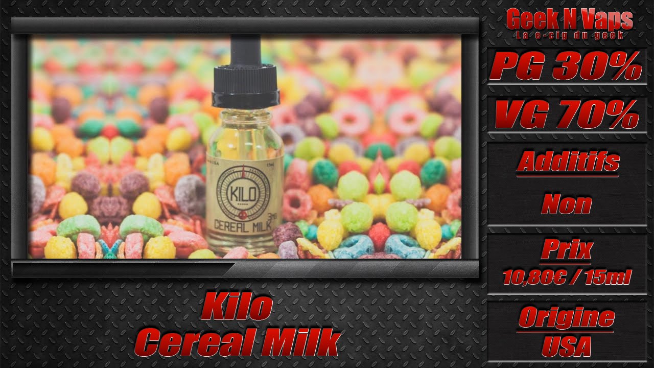 Review du Cereal Milk de Kilo
