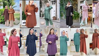 Hijabi Gown Borka Kurtis Design | Short Top Abaya Burka Design | New Kurtis Dresses Design |