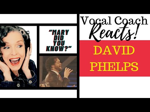 Vocal Coach Reacts David Phelps - Mary Did You Know? from O Holy Night: A Live Holiday Celebration