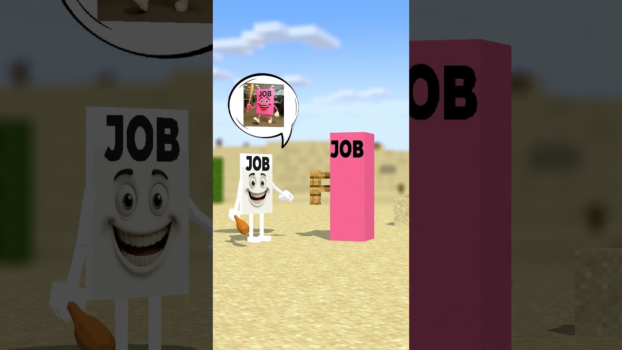 Job Job Job Sahur play an brainrots guessing game in minecraft