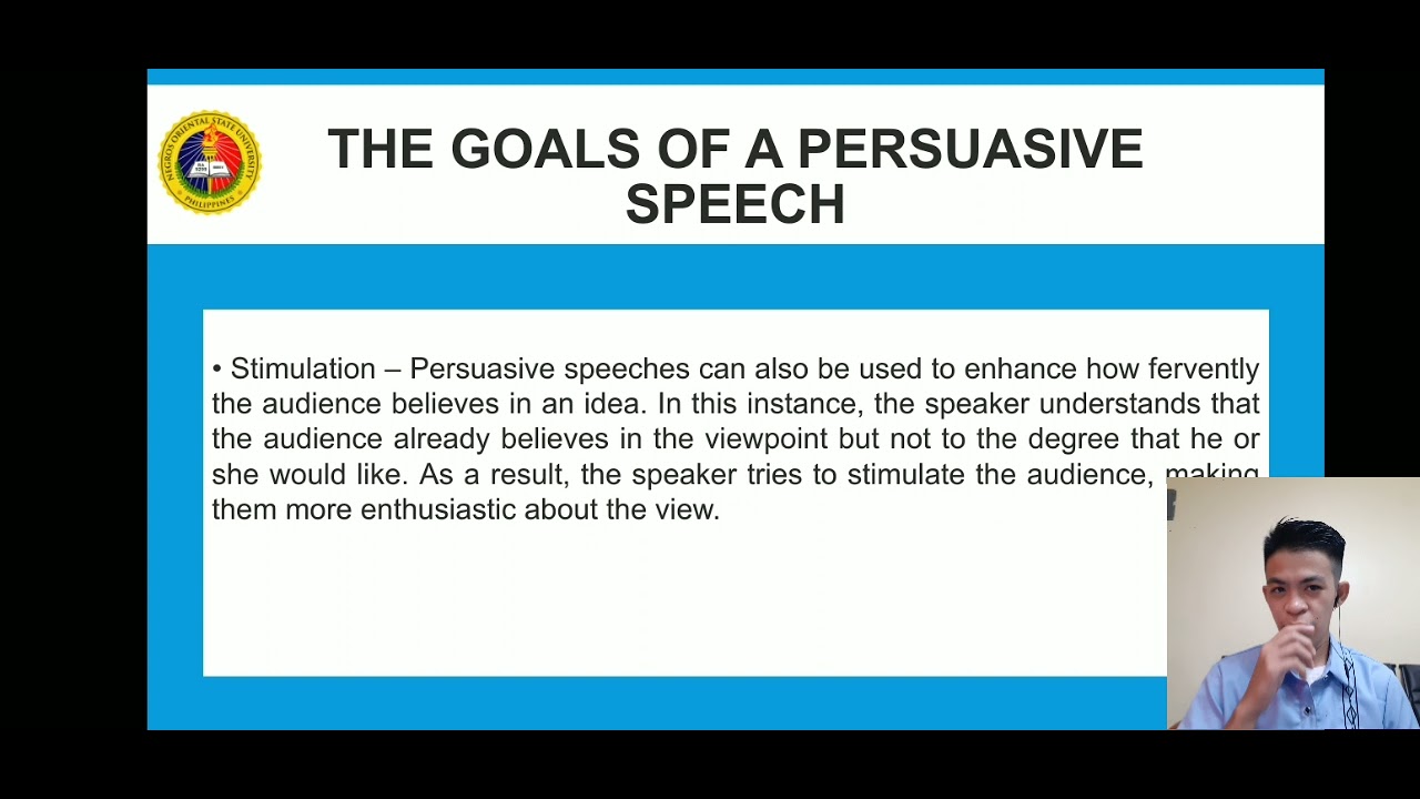 Persuasive Speaking in Private and Public Institution