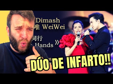 VUELVE FUERTE!!😭😍 | DIMASH & WEI WEI "JOIN HANDS" Golden Panda Awards 2023 | Reaccion Español