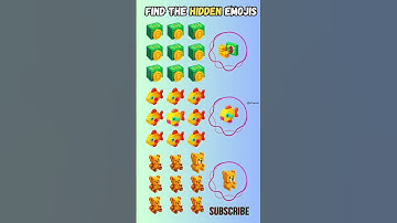 🏆Odd One Emojis Hidden Quiz Games Find out Game One
