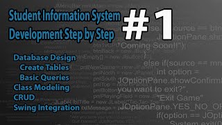 Tutorial  Step by Step (Student Information System)  Part 1