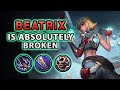 Wow! The New Hero Beatrix Is Definitely A Broken Marksman | Mobile Legends