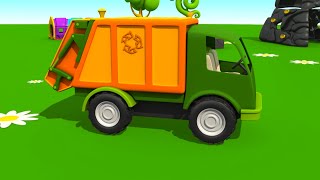 Camión de basura - Carros para niños - Leo la Troca Curiosa
