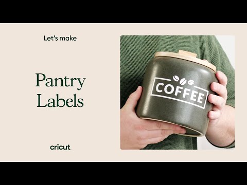 How To Make Labels with Cricut