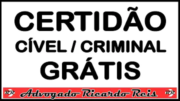 O que é Certidão de Distribuição Criminal Estadual?