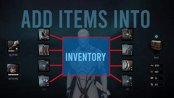 Unreal Engine 5 - Add Items To Inventory -  Action RPG #105